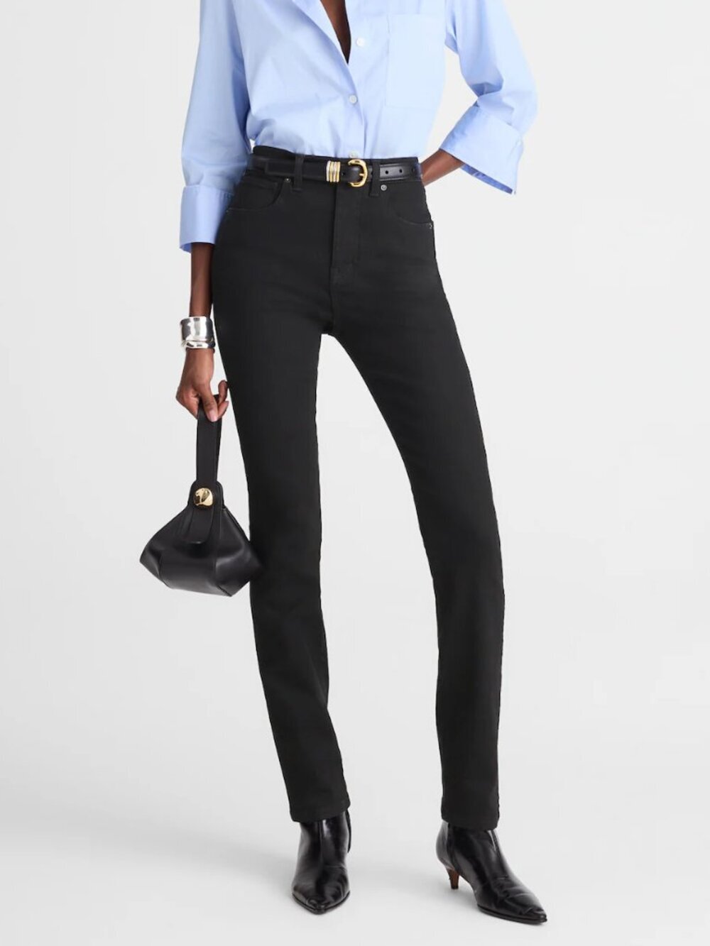 Madewell Super Stretch Denim Slim Pencil Jeans Black Plus Size 32 NWT